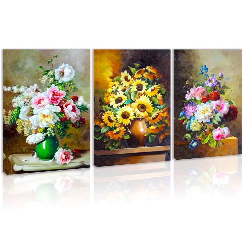Floral Canvas Paintings (printed on canvas)